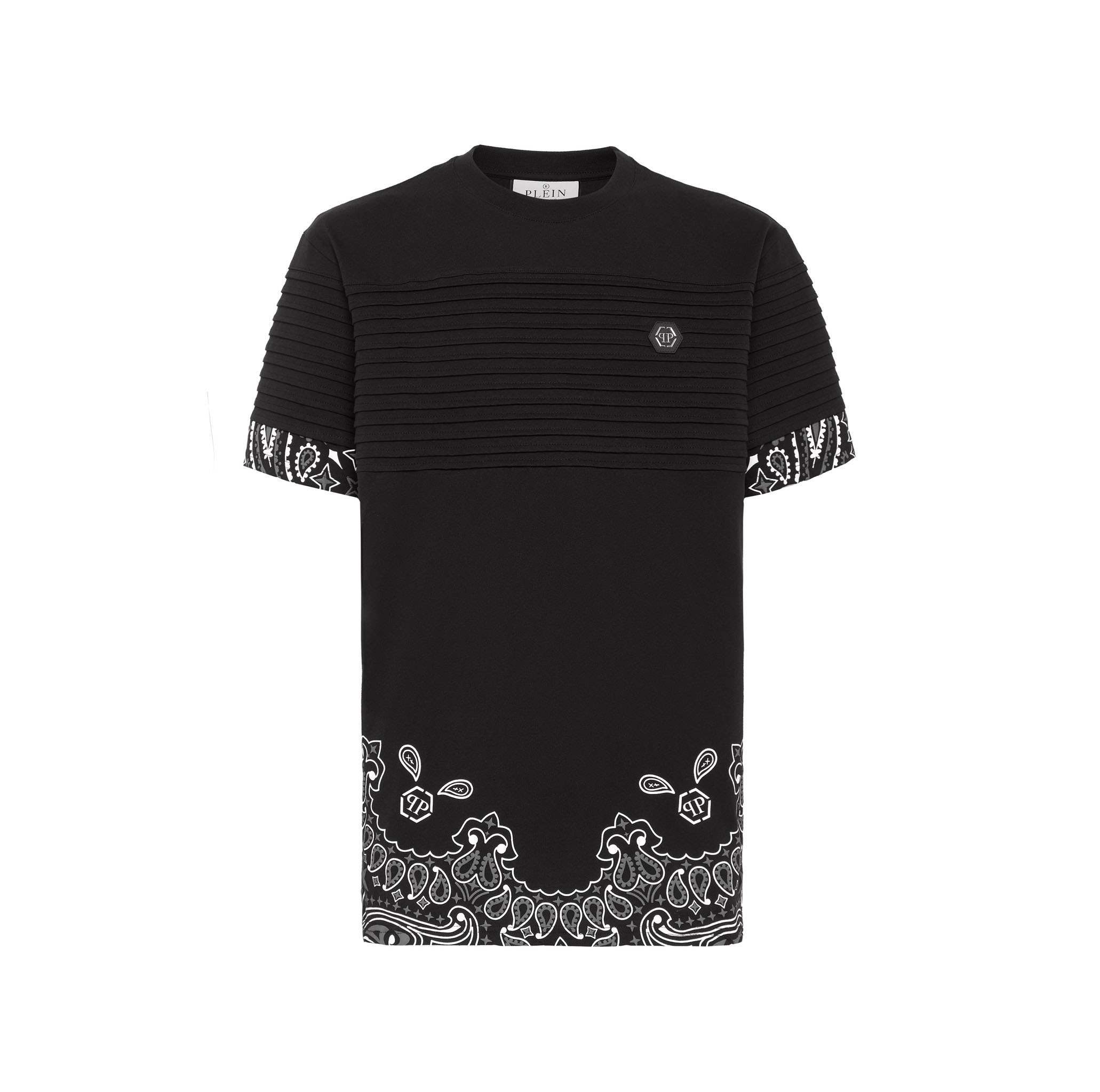 T-SHIRT ROUND NECK SS PAISLEY BANDANA