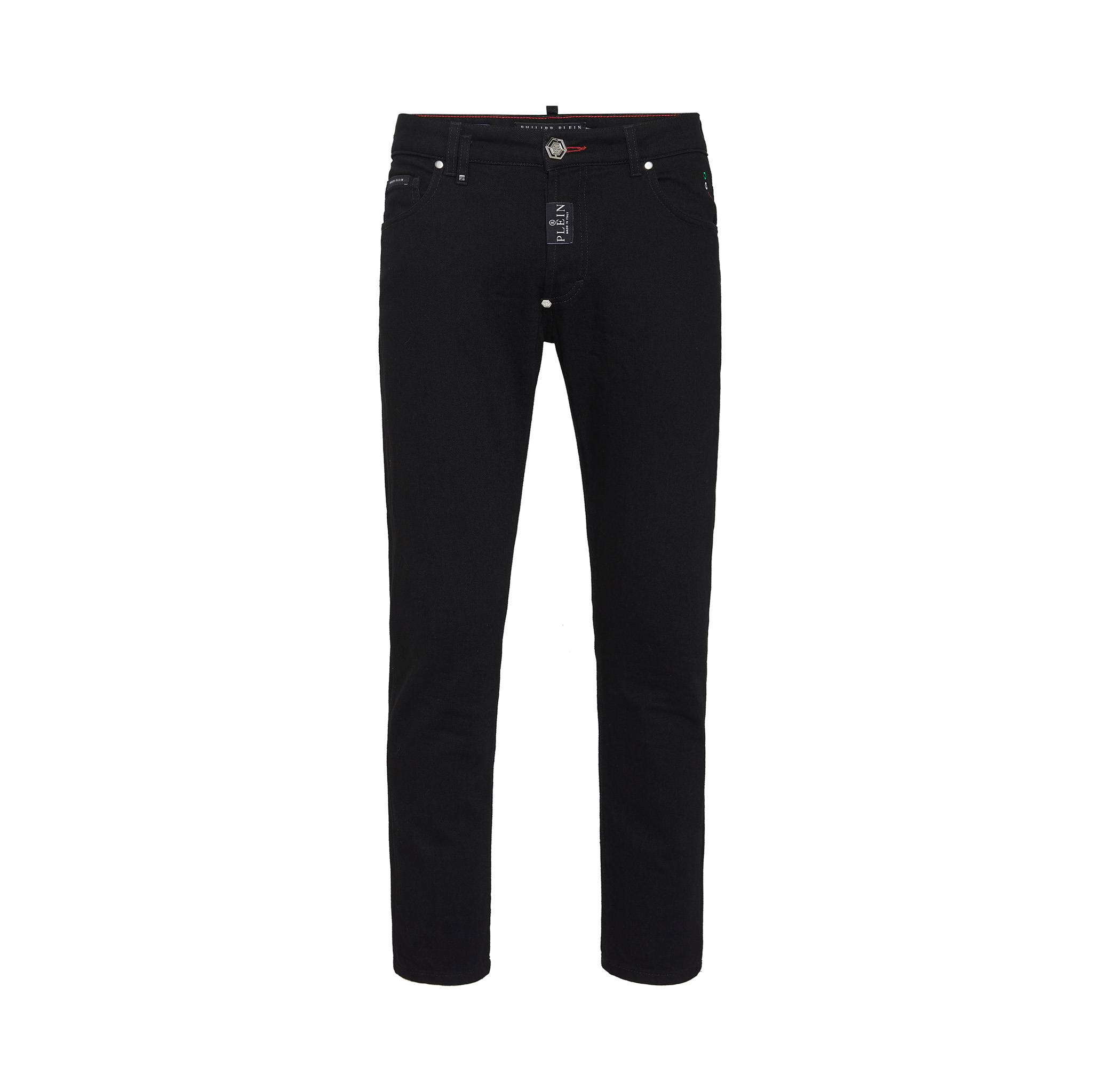 STRAIGHT COTTON TROUSERS