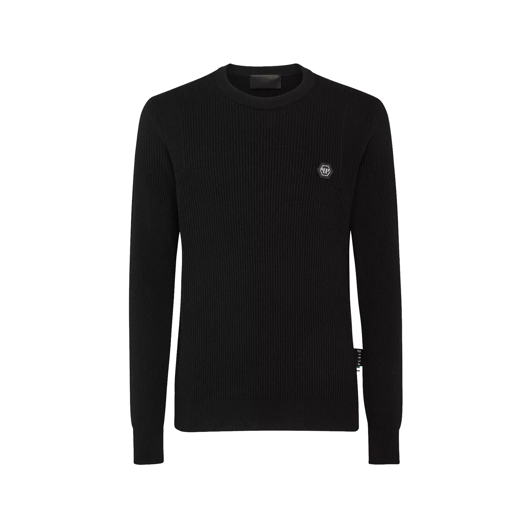 BLACK WOOL SWEATER