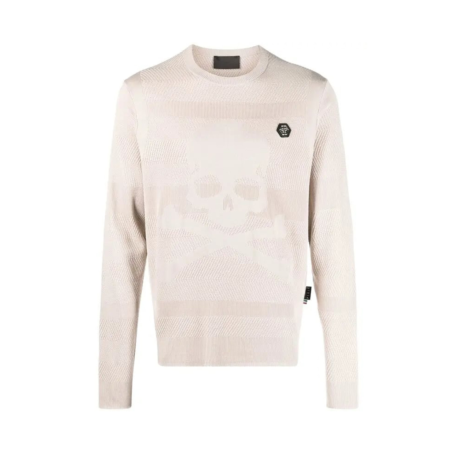 SILK SKULL BONES PULLOVER