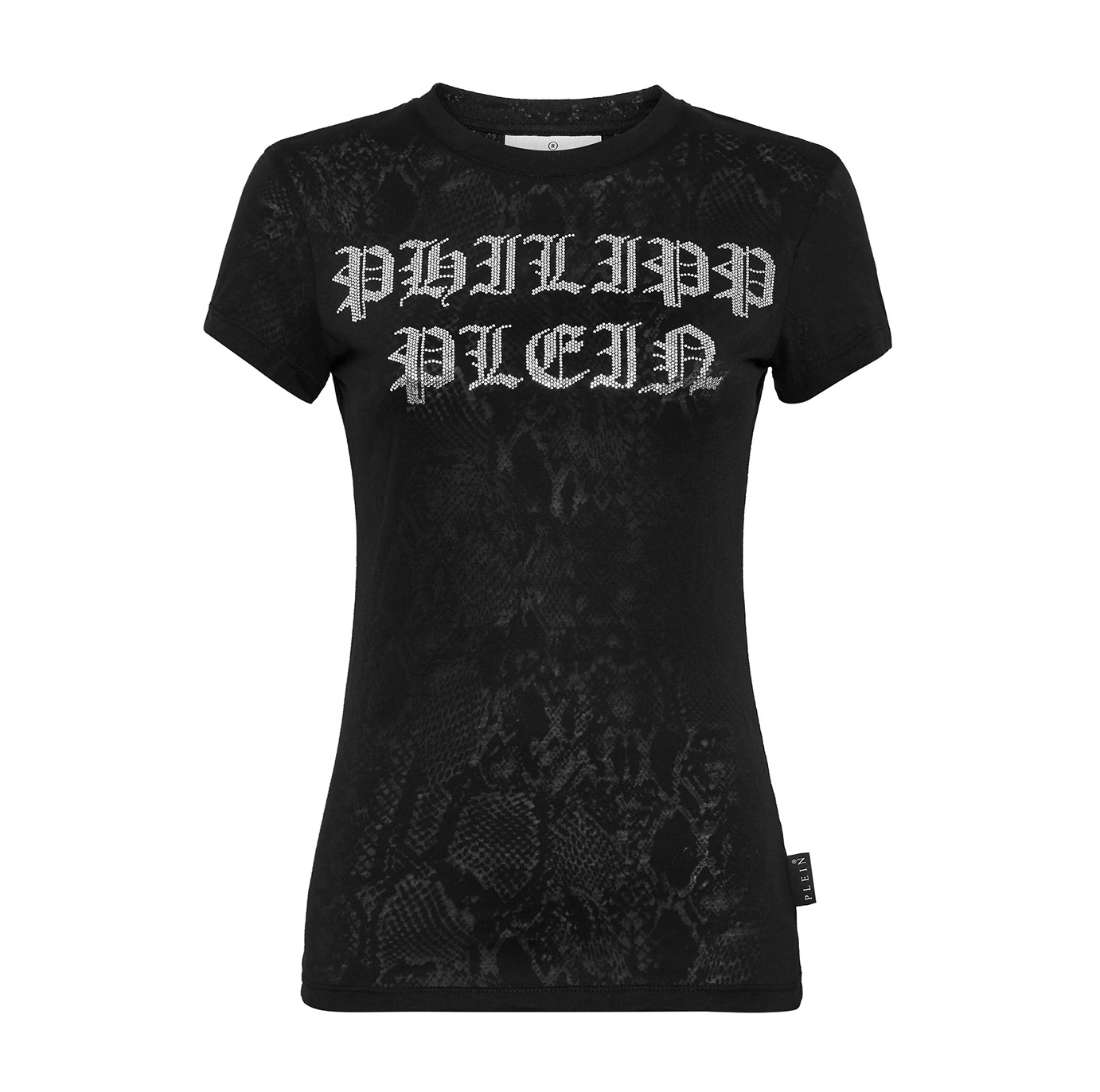 CRYSTAL-EMBELLISHED COTTON T-SHIRT