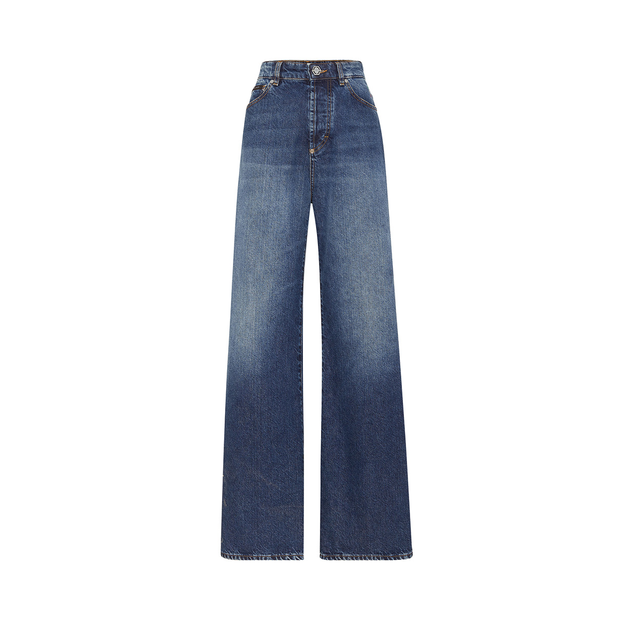 DENIM SKATER TROUSERS