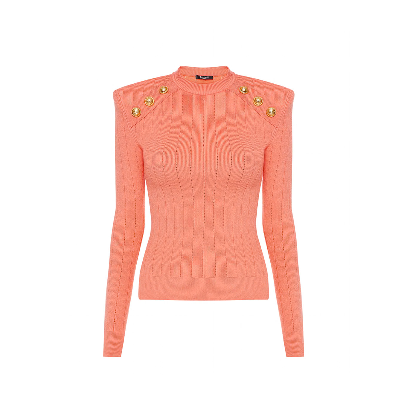 LOGO BUTTON SWEATER
