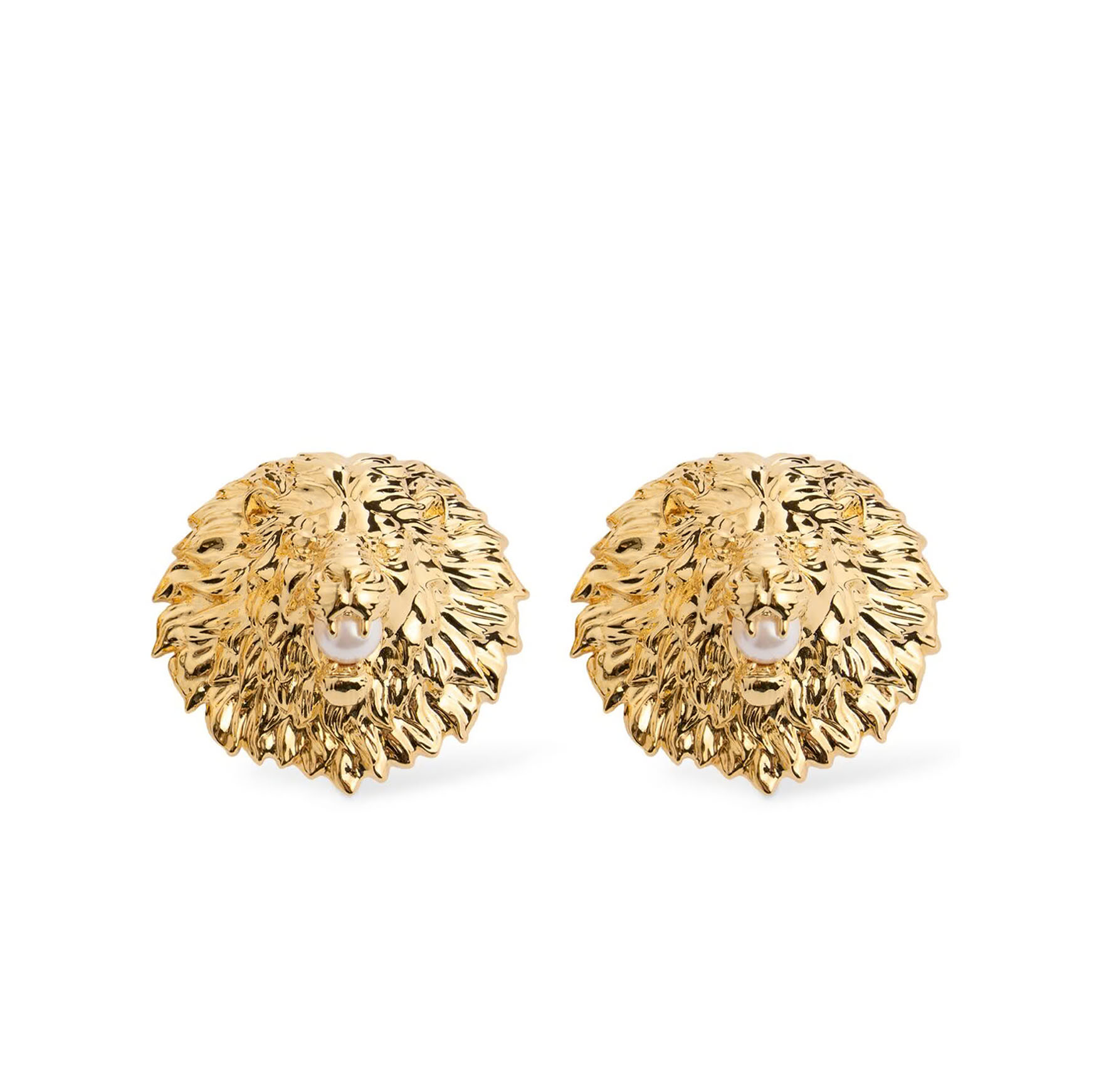 LION CLIP-ON EARRINGS