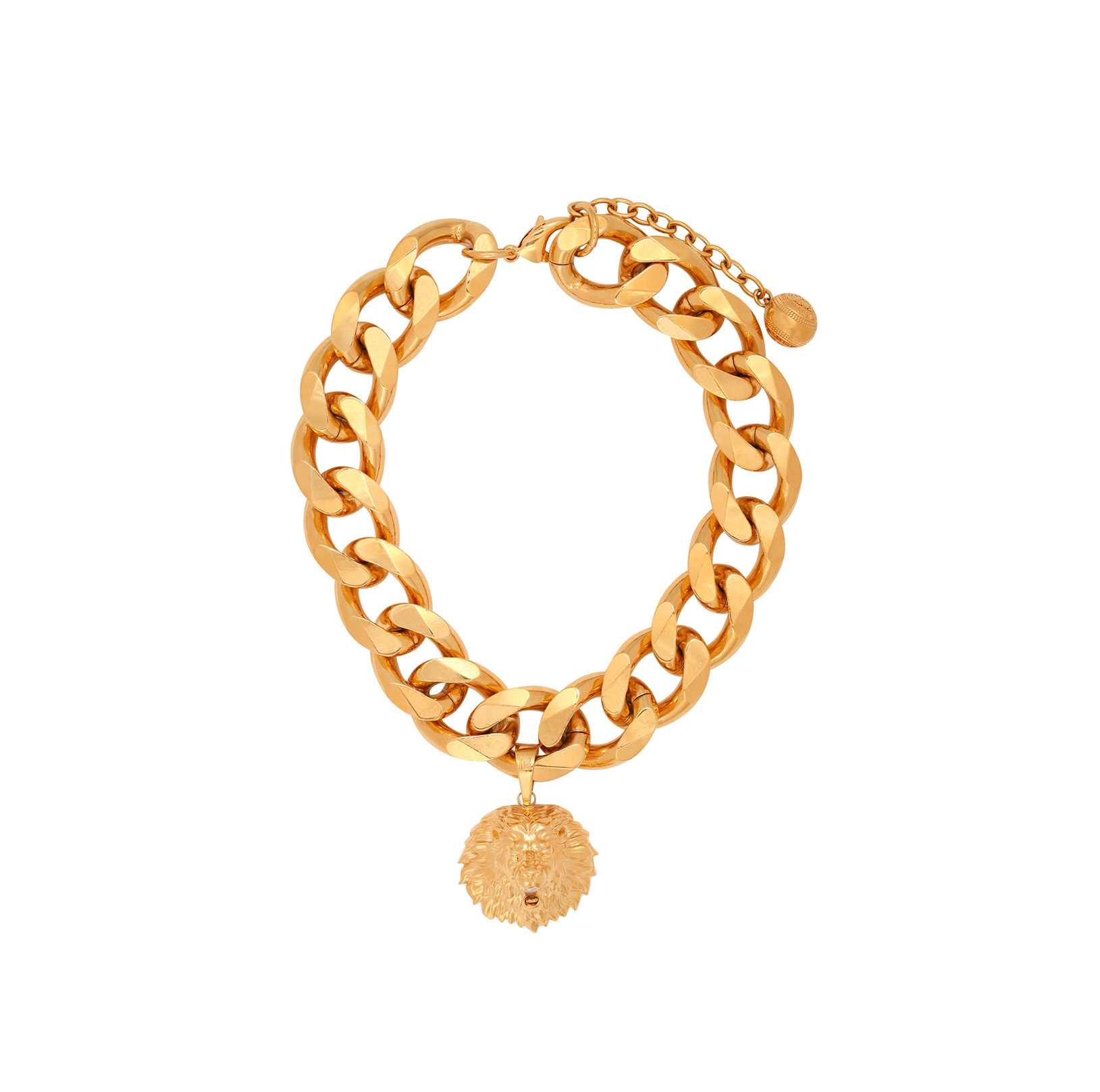BRASS LION NECKLACE