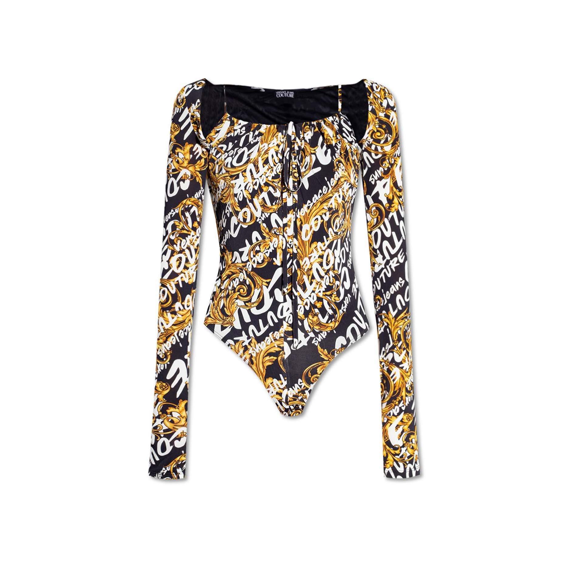 JEANS COUTURE BLACK BRUSH BODYSUIT