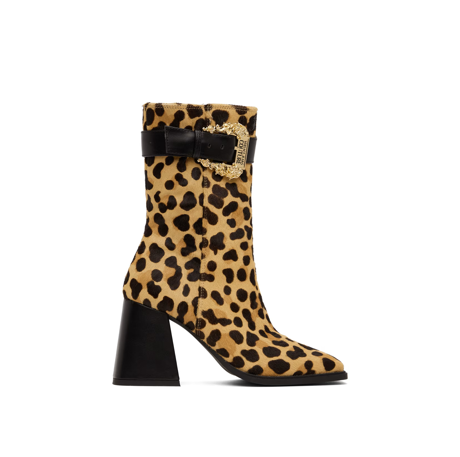 JEANS COUTURE TAN & BROWN ALICIA ANKLE BOOTS