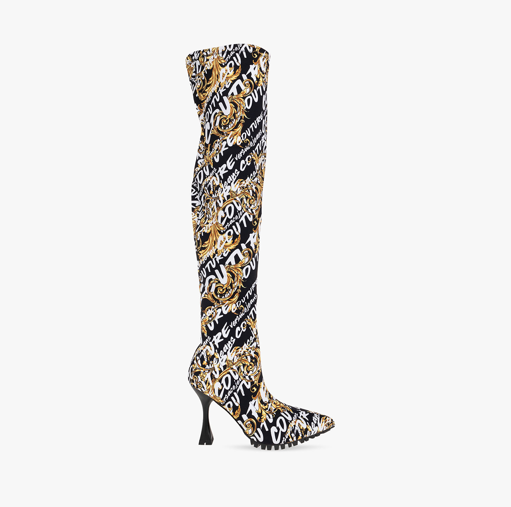 JEANS COUTURE BLACK FLAIR BOOTS