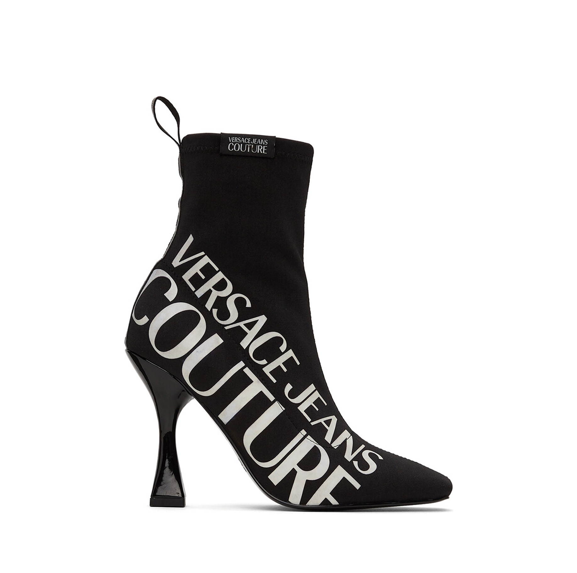 JEANS COUTURE BLACK LOGO LOTTIE BOOTS
