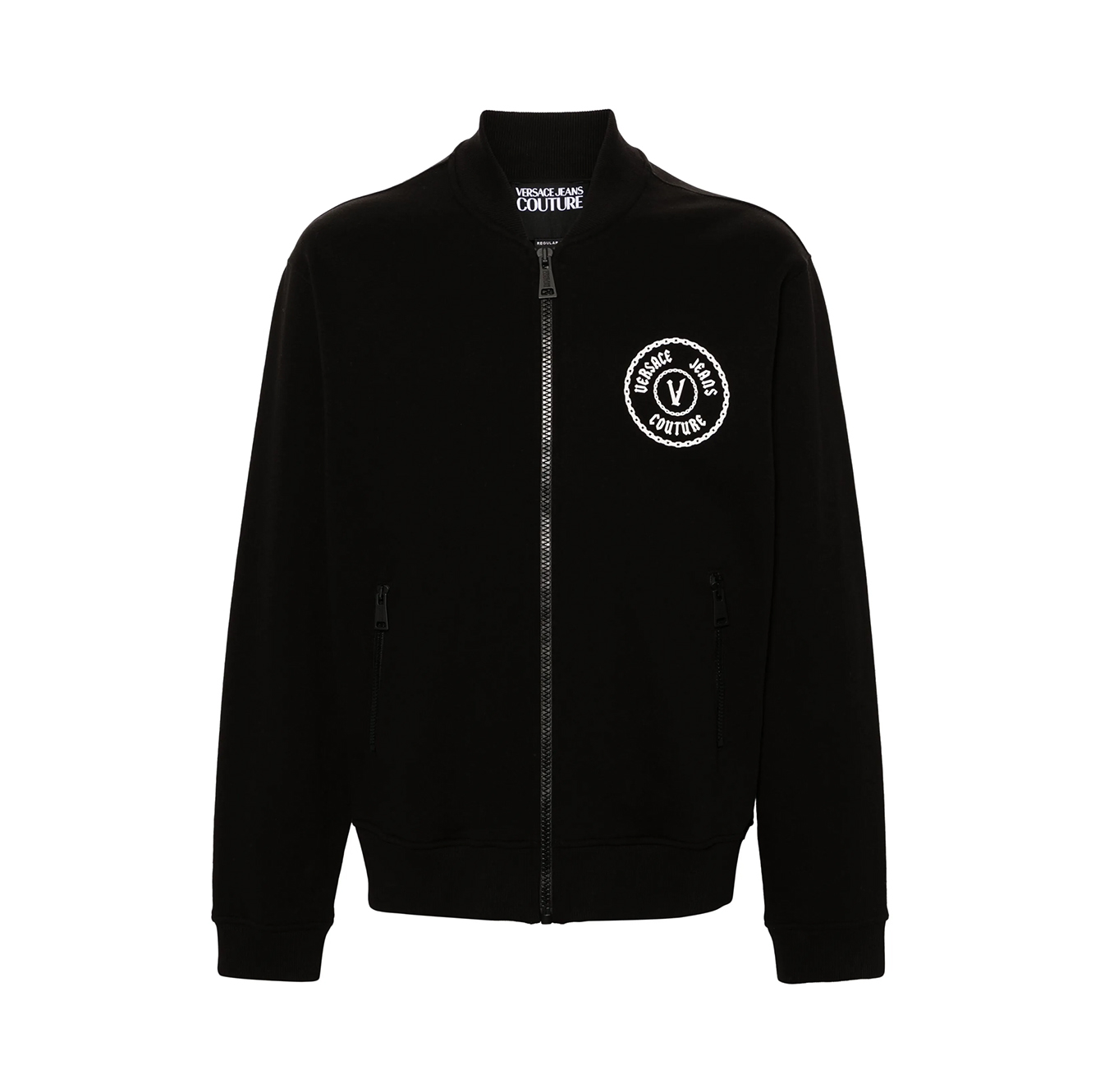LOGO-PRINT ZIP-UP SWEATSHIRT