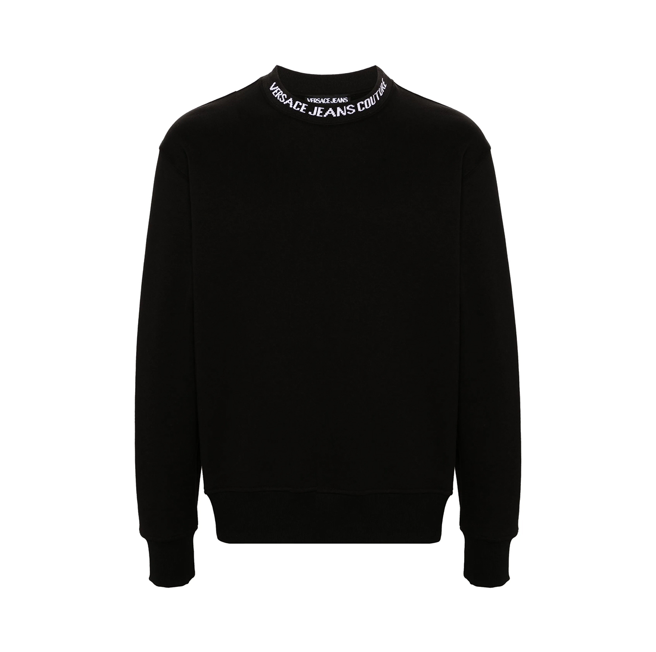 JEANS COUTURE LOGO-TRIM COTTON SWEATSHIRT