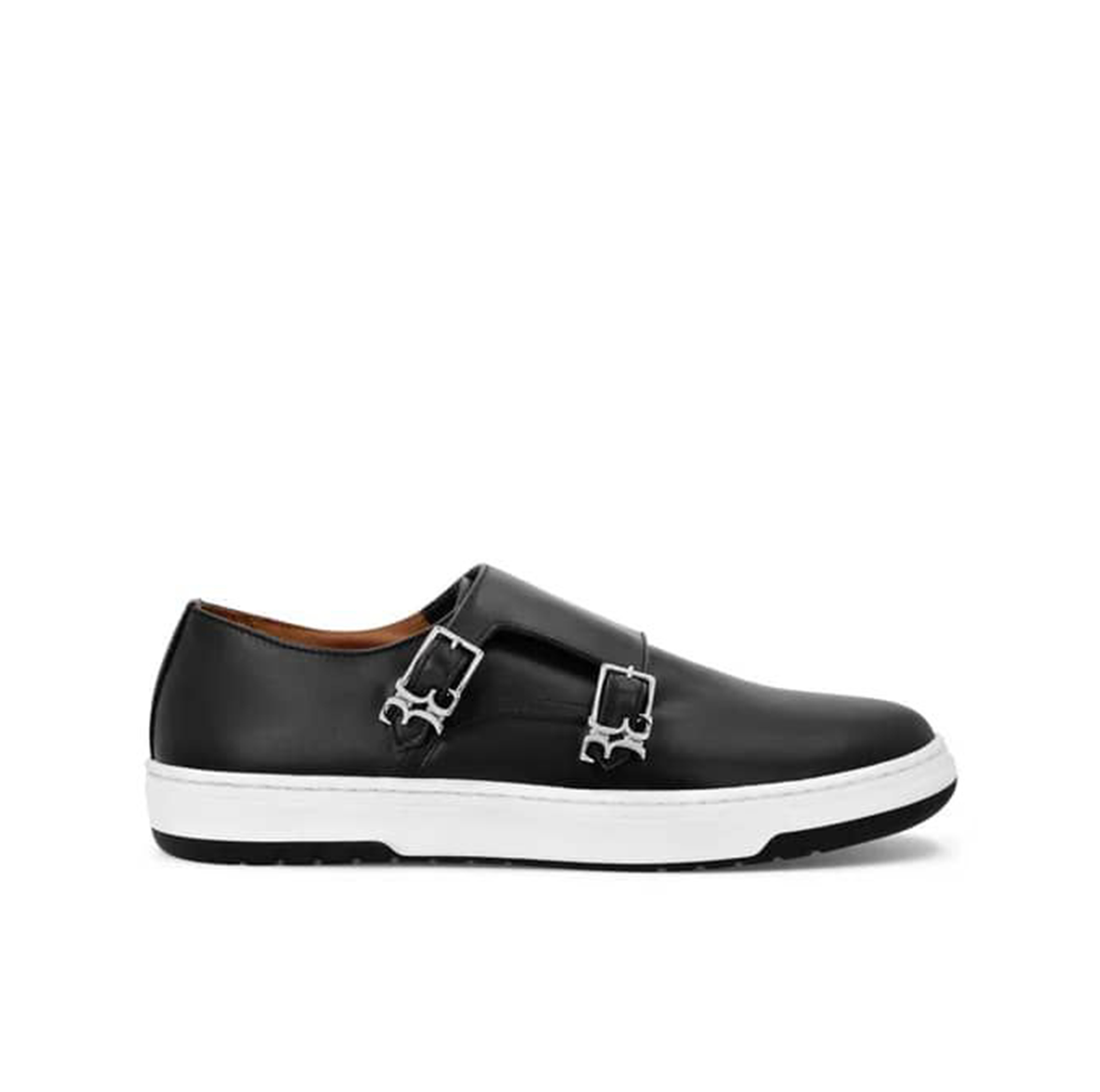 LEATHER LO-TOP SNEAKERS