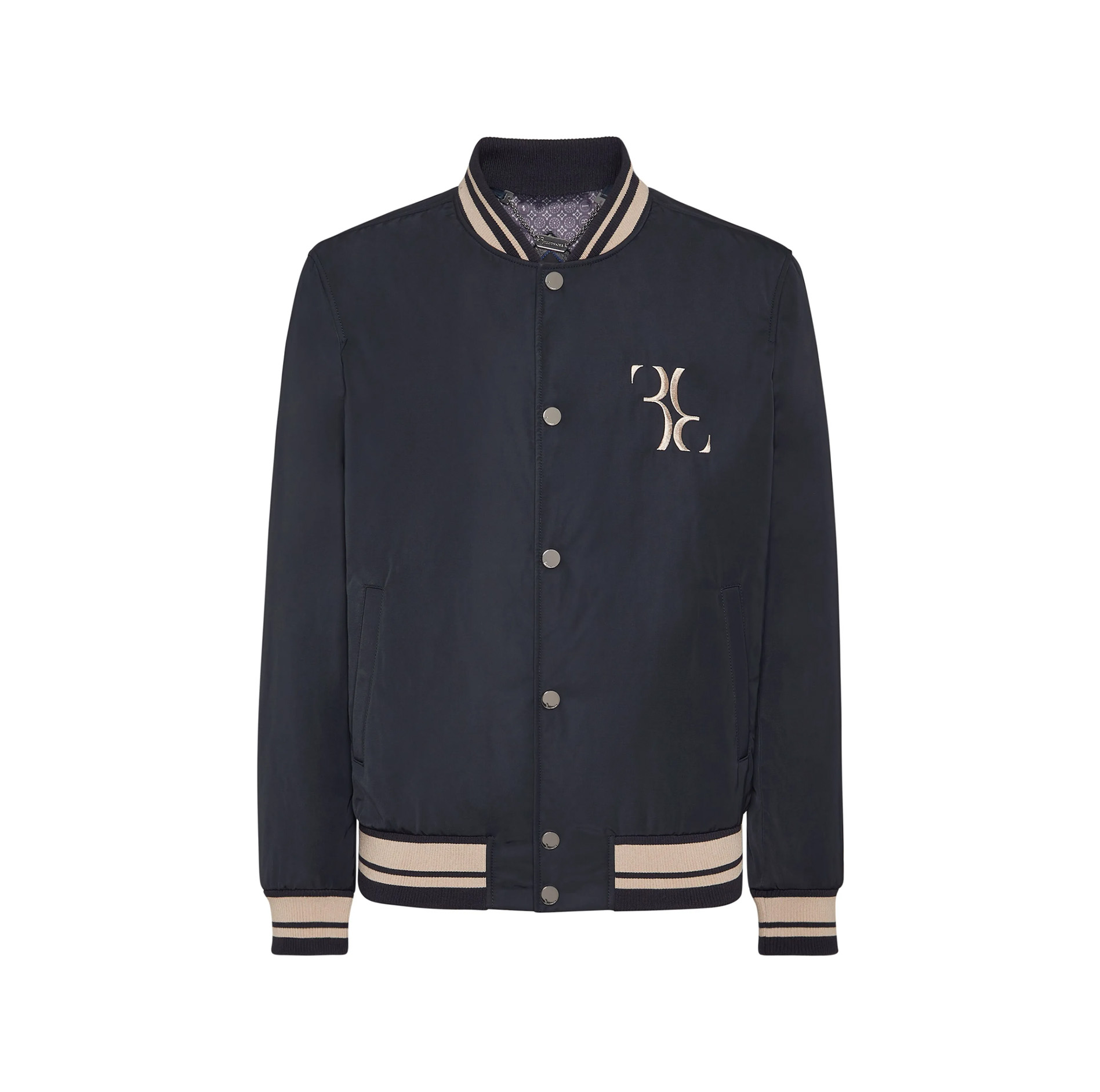 LOGO-EMBROIDERED BOMBER JACKET