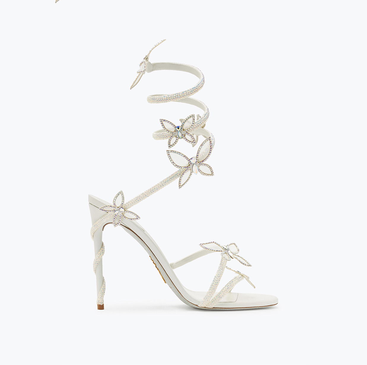 MARGOT WHITE SANDAL WITH BUTTERFLIES 105