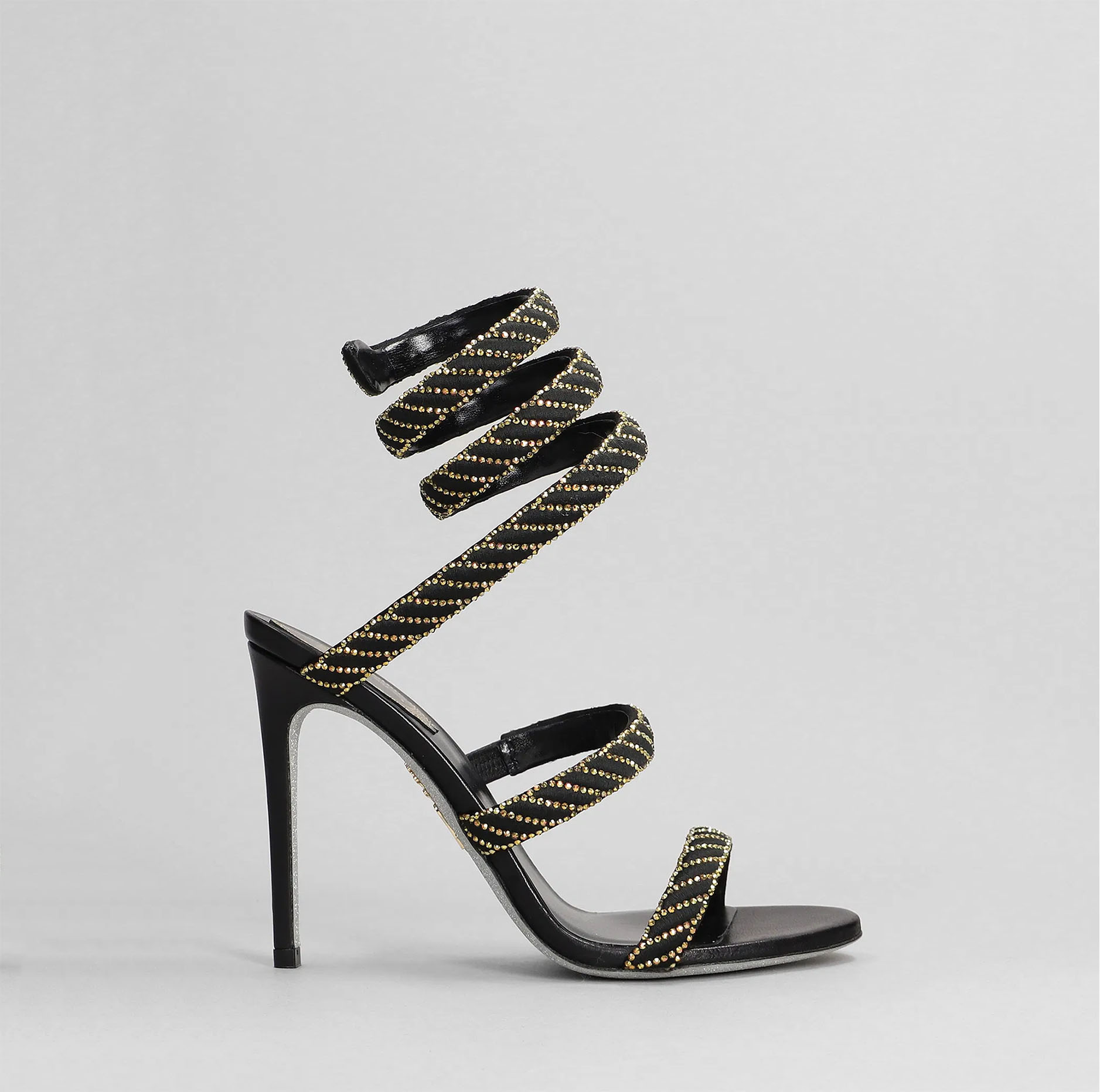 CLEO CRYSTAL 120MM SANDALS
