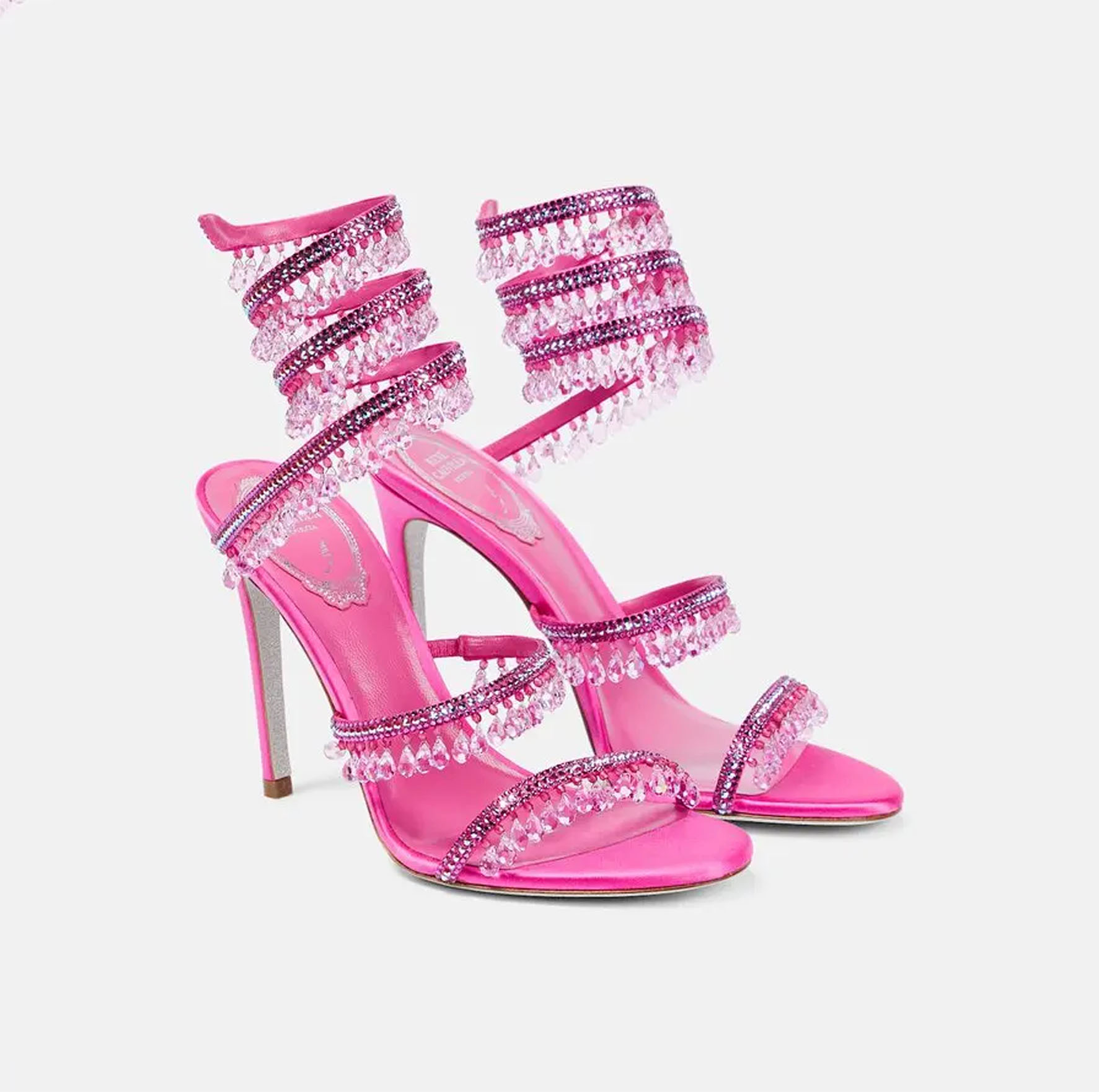 110MM CHANDELIER CRYSTAL-EMBELLISHED SANDALS