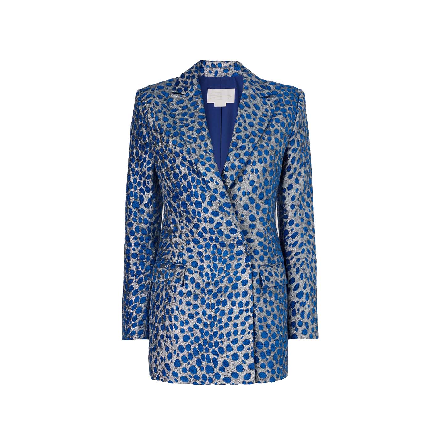 BLUE ANIMALIER LONG BLAZER