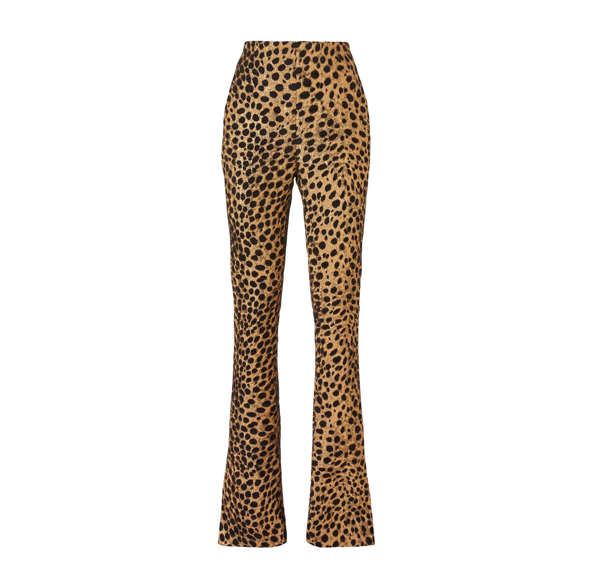 ANIMALIER PANTS WITH SIDE SLITS
